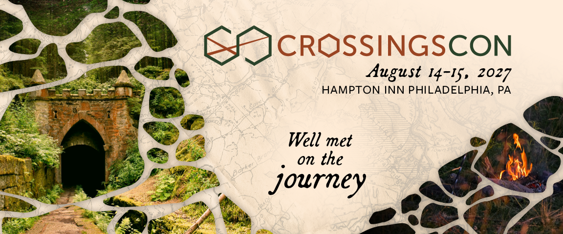 CrossingsCon 2027 is scheduled for August 14-15 at the Hampton Inn in Philadelphia, PA.